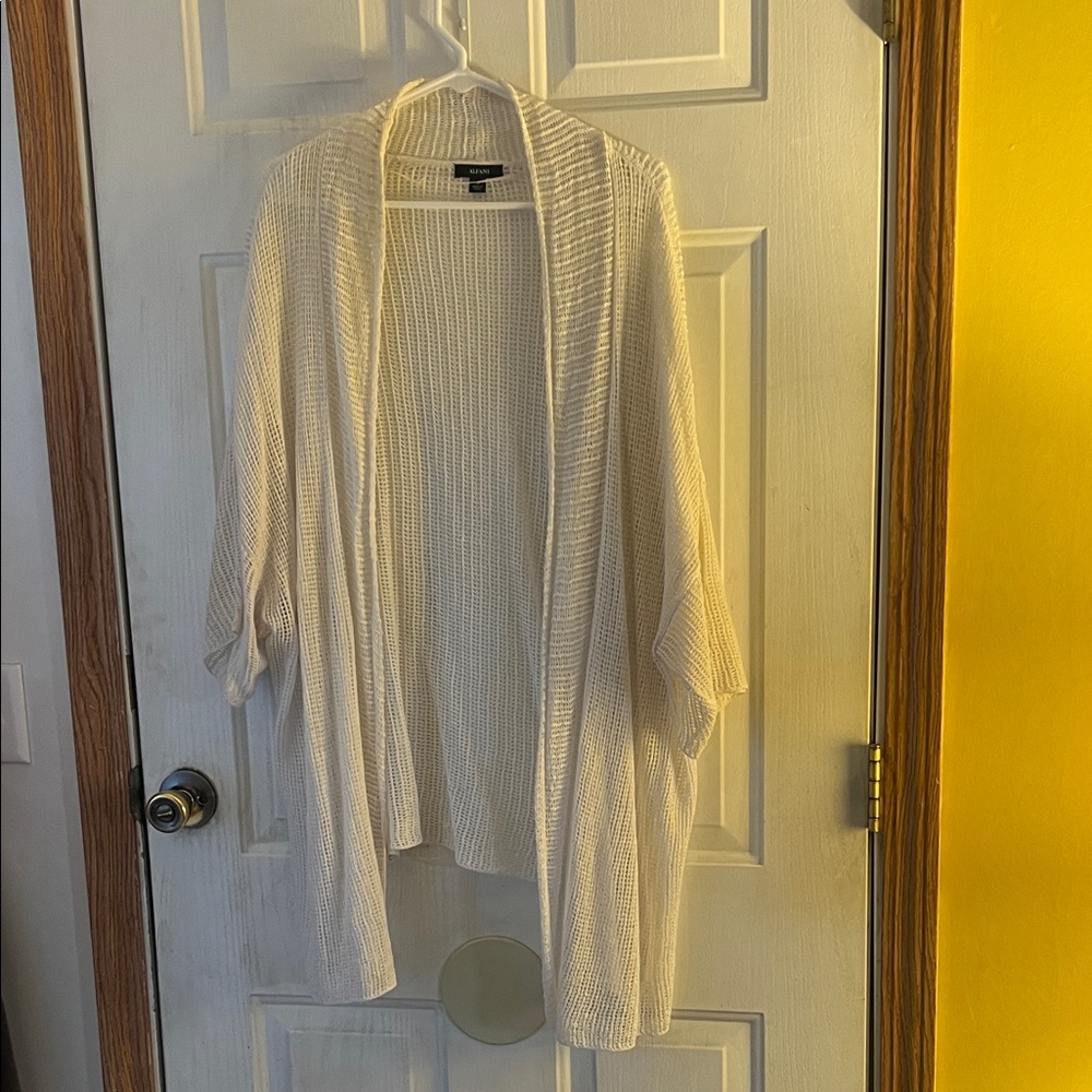 Alfani Women's Elegant Cream Cardigan